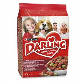 Суха храна за кучета PURINA DARLING говеждо, пилешко и зеленчуци 15кг.